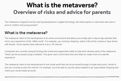 January Update - the Metaverse